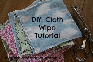 Homemade Cloth Baby Wipes