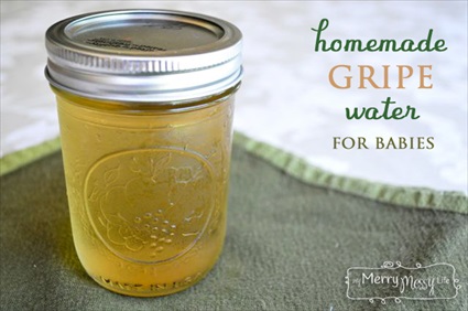 Homemade Natural Gripe Water for Colic in Babies