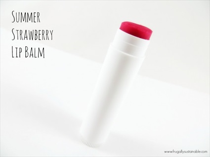 Homemade Summer Strawberry Blast Lip Balm