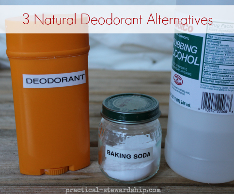 3 Natural Deodorants Recipes