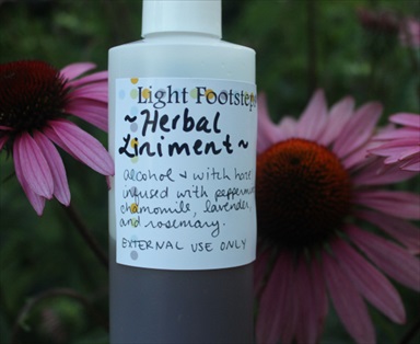 Homemade Healing Herbal Liniment