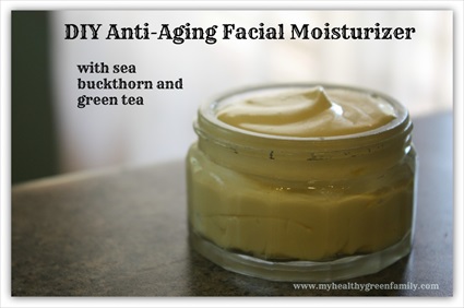 How to Make an Anti-Aging Daily Facial Moisturizer with Sea Buckthorn and Green Tea