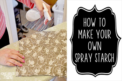  How To Make Your Own Spray Starch