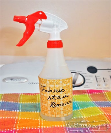 Homemade Natural Fabric Stain Remover – Non-Toxic and Frugal!