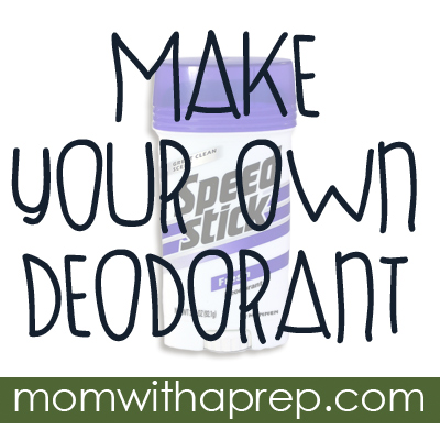 How to Make Your Own Deodorant