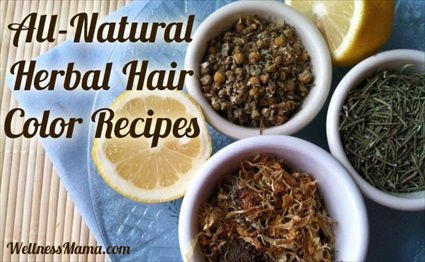 Homemade Herbal Hair Color Recipes