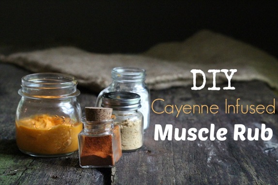 How to Make a  Cayenne-Infused Warming Rub For Sore Muscles