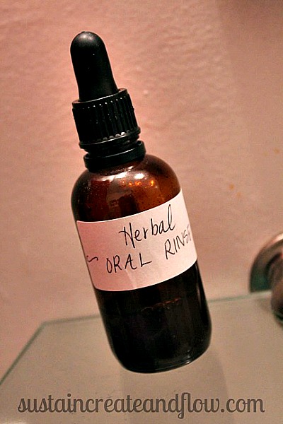 How to Make an Herbal Oral Rinse (Mouthwash)