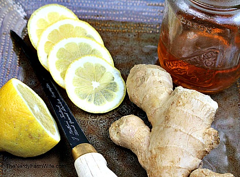 Homemade Ginger Lemon Honey Tonic  Recipe for Colds & Flu