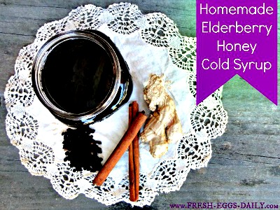 How to Make Homemade Elderberry Honey Cold Syrup