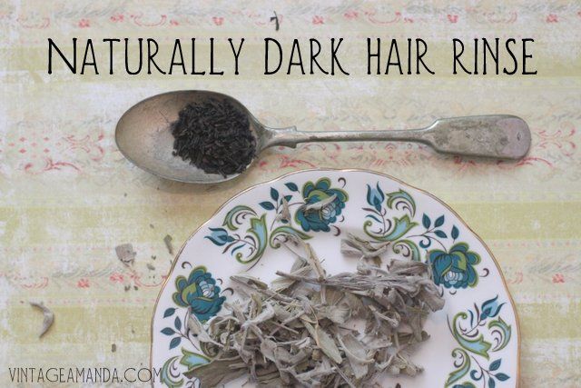 dark hair rinse