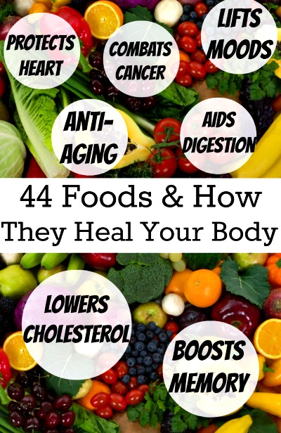 44 Amazing Foods & How They Heal Your Body