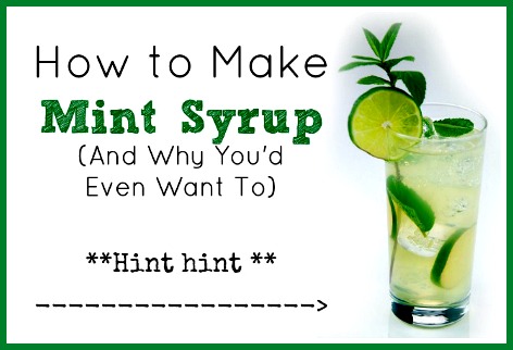 best homemade mint syrup