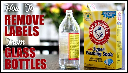 how to remove glass labels, best label removal tip
