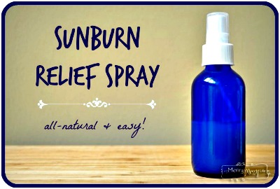 Homemade Sunburn Relief Spray – All Natural and Non-Toxic