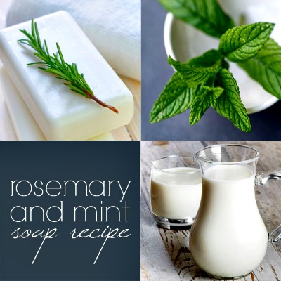 How to Make Rosemary & Mint Goat Milk Soap