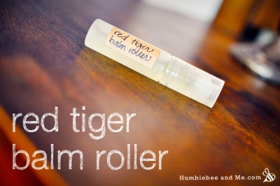 Red Tiger Balm Pocket Roller Recipe