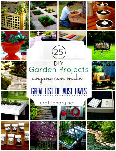 25 Fantastic DIY Garden Projects Anyone Can Make