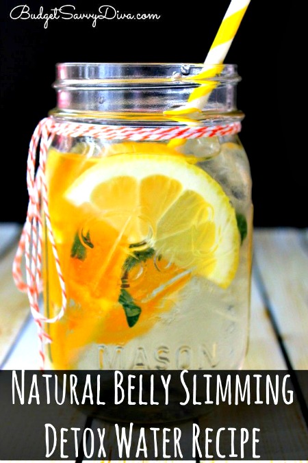 Homemade Natural Belly Slimming Detox Water Recipe