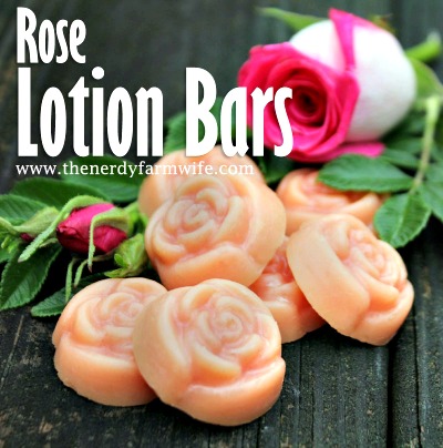 How to Make Homemade Rose Lotion Bars