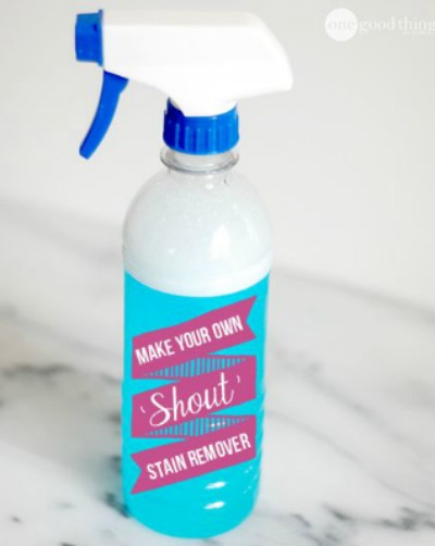 Make Your Own Homemade “Shout” Stain Remover