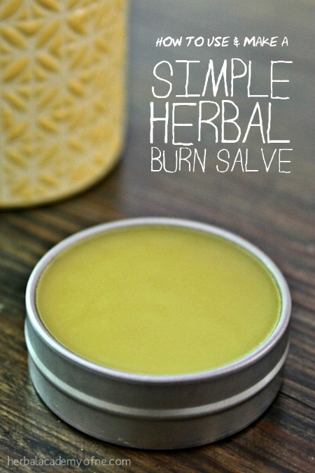 How To Make And Use A Simple Herbal Burn Salve