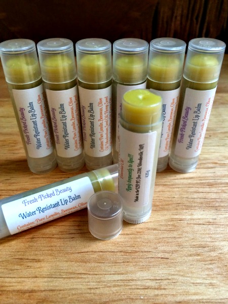 How to Make Swimmer's Water Resistant Lip Balm 