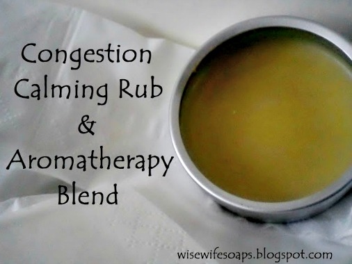 Aromatherapy Blend and Rub for Coughs and Congestion