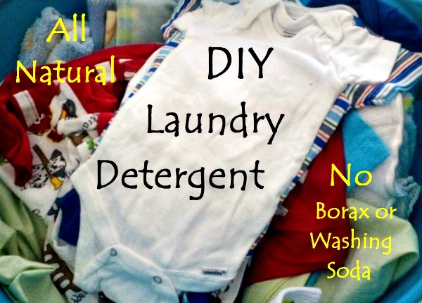 DIY All-Natural Laundry Soap without Borax or Washing Soda 