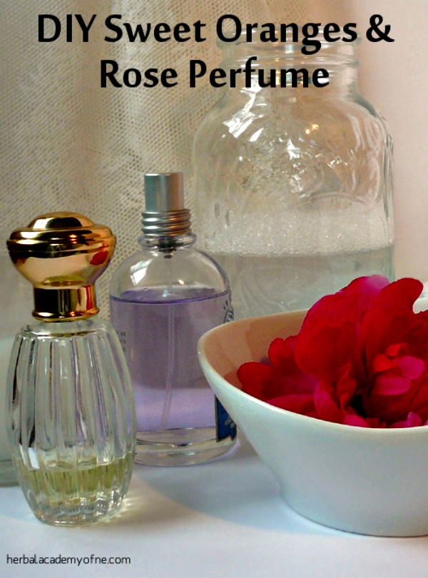 How to Make DIY Sweet Oranges & Rose Perfume 