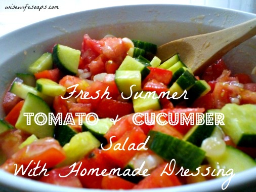 Farmer’s Market Tomato and Cucumber Salad Recipe