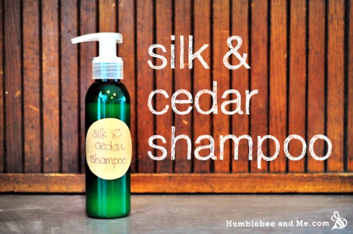 Homemade Silk & Cedar Liquid Shampoo