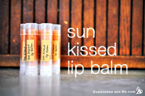Homemade Sun-Kissed Lip Balm Recipe