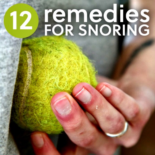 12 Remedies for Snoring