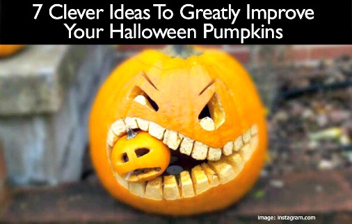 7 Clever Ideas to Greatly Improve Your Halloween Pumpkins