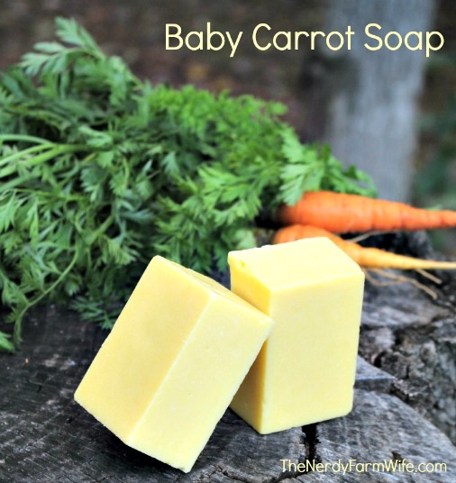 How to Make Baby Carrot Soap