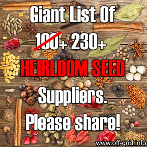 Giant List of 230+ Heirloom Seed Suppliers