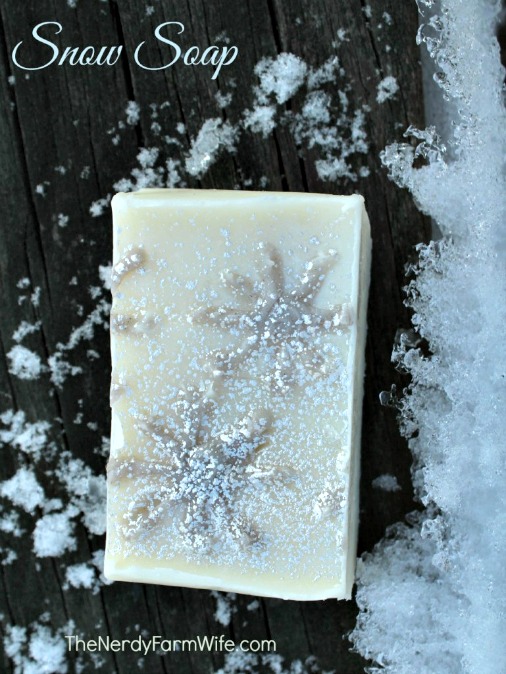 How to Make Homemade Snow Soap