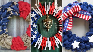 16 patriotic wreaths
