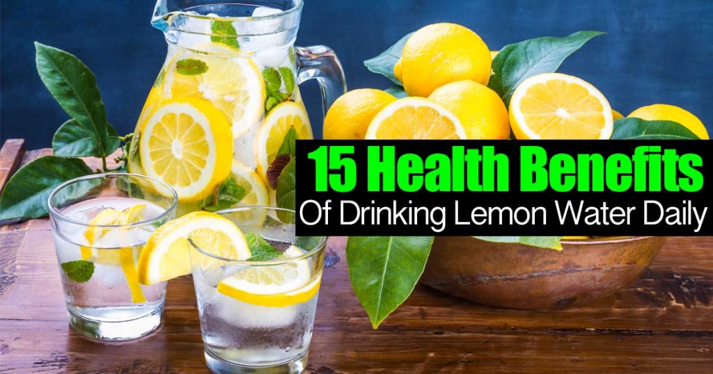 15 health benefits of drinking lemon water