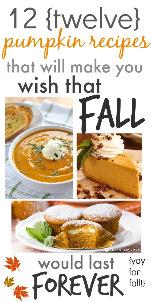 12 Pumpkin Recipes for Fall