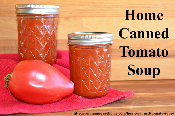 Home Canned Tomato Soup