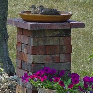 12 Approaches to a DIY Bird Bath