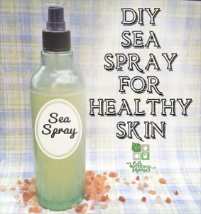 Homemade Sea Spray for Your Skin