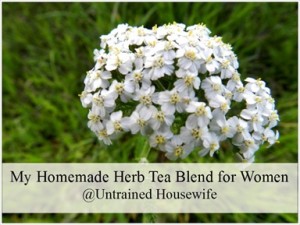 Homemade Herb Tea for Women