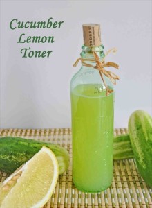 Homemade Cucumber Lemon Face Toner Recipe