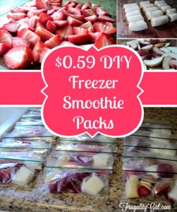 Homemade Freezer Smoothie Packs