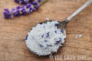 Homemade Lavender Sea Salt