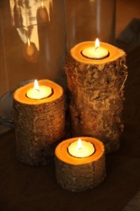 How to Make Easy Rustic Fall Candles