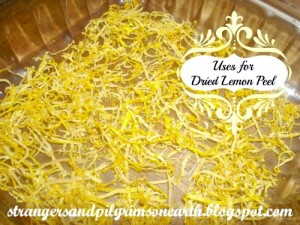 Uses for and How to Dry Lemon Peel